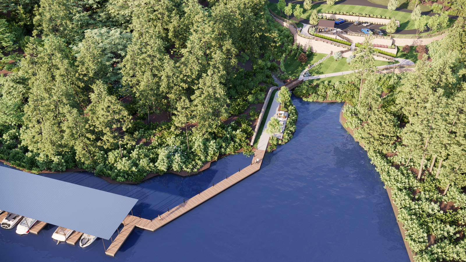 Pickleball and tennis court